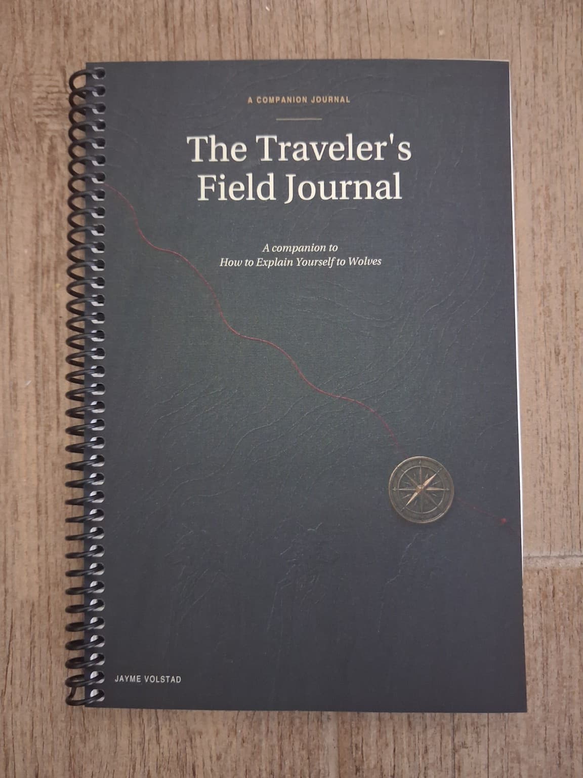 The Traveler's Field Journal - Real physical coil-bound front cover